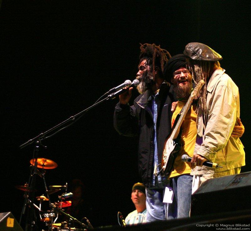 Groundation, joined by Don Carlos and Cedric Myton